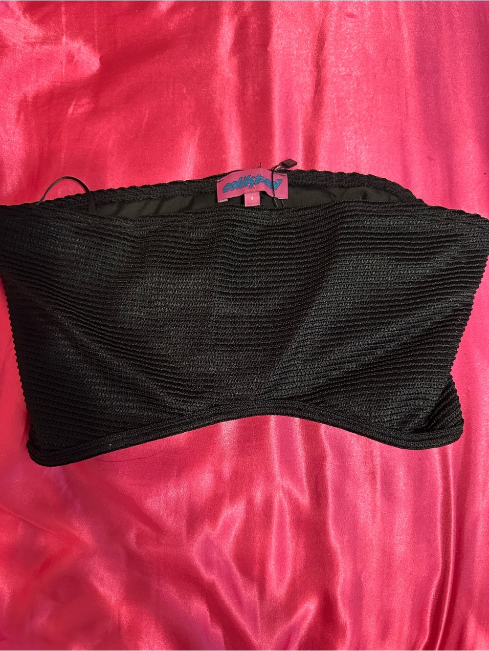 Edikted black bandeau top